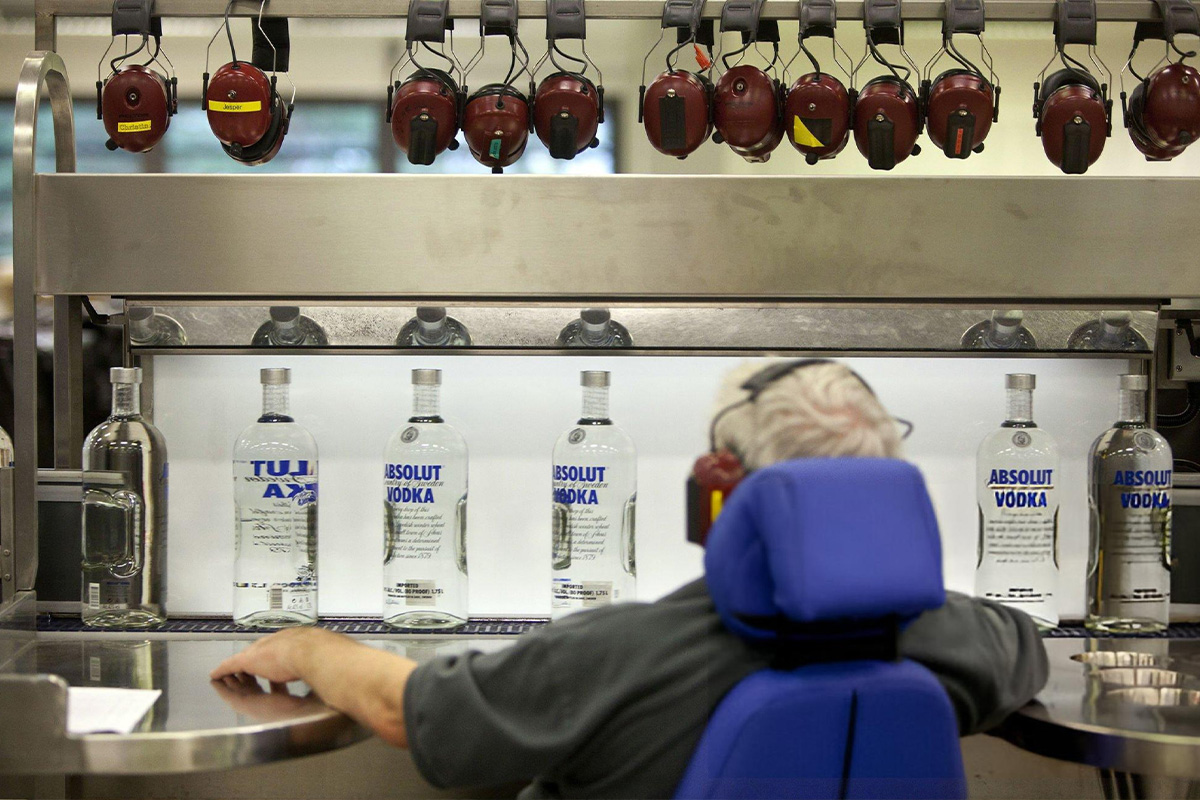 Quy trình sản xuất Vodka Absolut