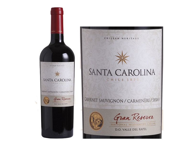 Vang đỏ Santa Carolina Gran Reserva Cabernet Sauvignon Carmenere