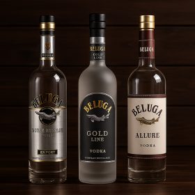 So sánh vodka Beluga Allure, Gold và Noble