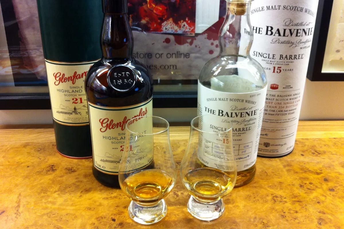 Màu sắc và hương thơm Glenfarclas 21