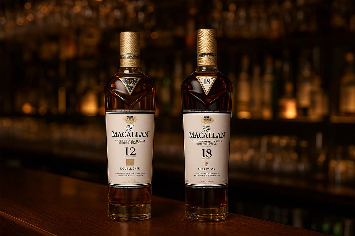 So sánh Macallan 12 Double Cask và Macallan 18 Sherry Oak