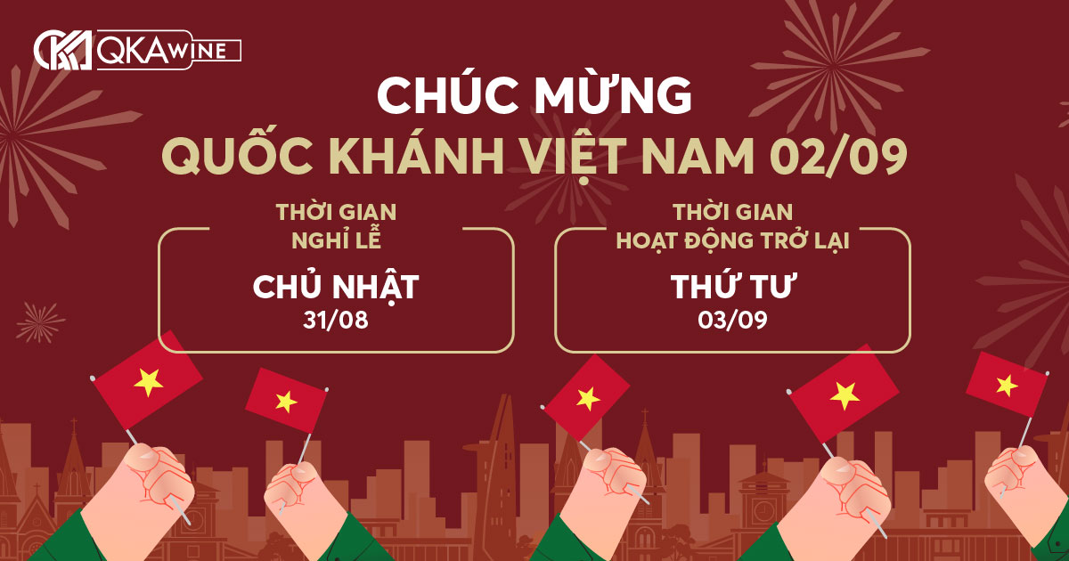 Thông báo lịch nghỉ lễ Quốc Khánh 02/09/2025