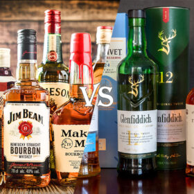 So sánh whiskey Mỹ và Scotch whisky