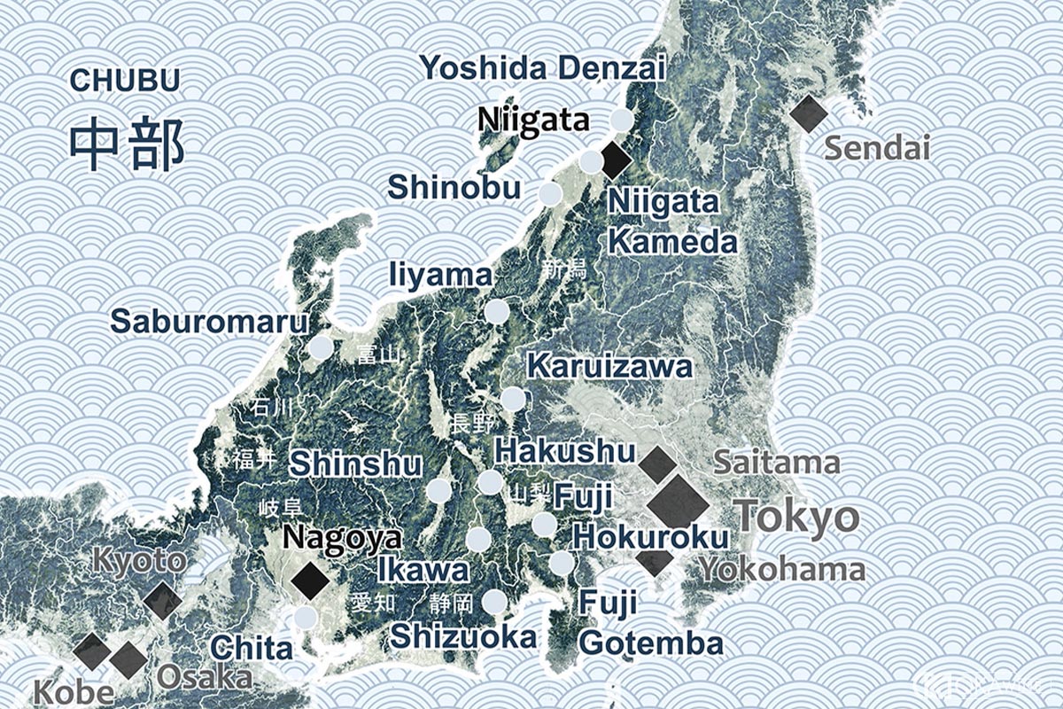 Các vùng sản xuất whisky Nhật nổi tiếng