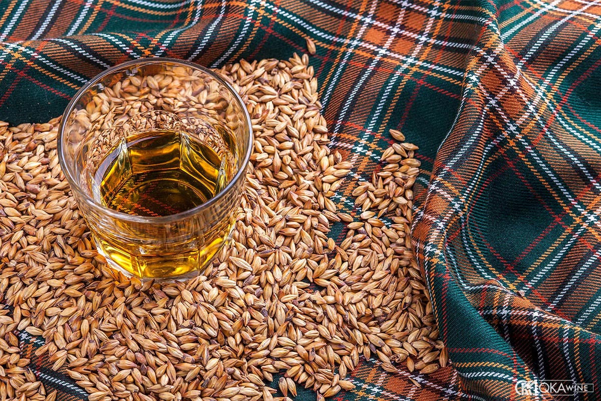 Lúa mì wheat trong Bourbon whiskey