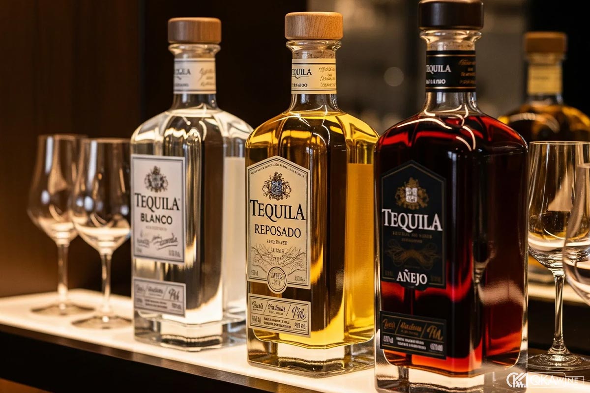 So sánh Tequila Blanco, Reposado, Añejo