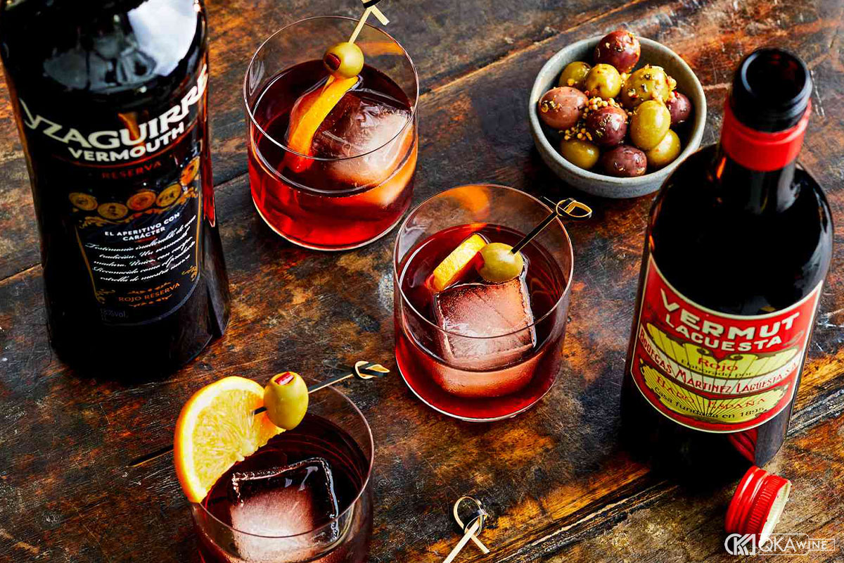 Cocktails Rouge Vermouth