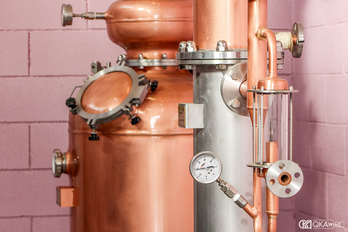 Tinh chỉnh Gappa sau chưng cất trước khi đóng chai