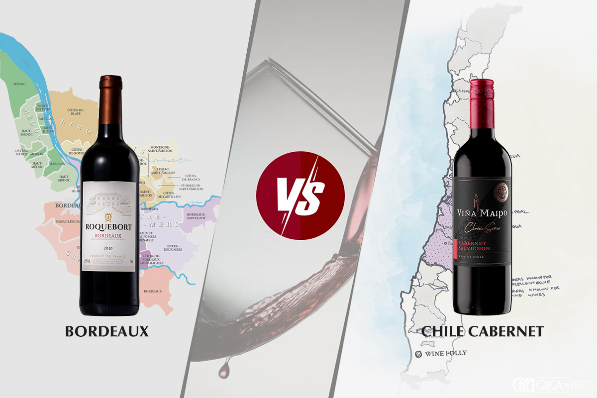 So sánh vang Bordeaux và Chile Cabernet