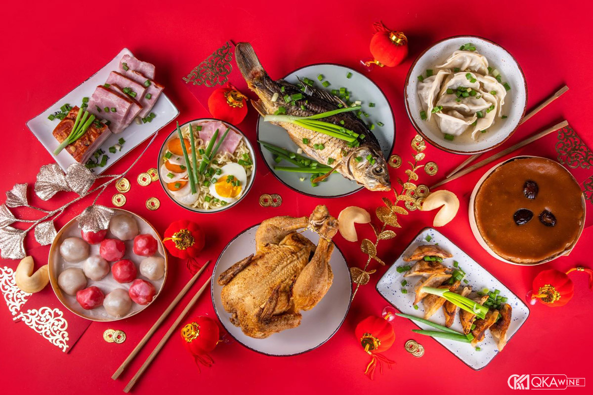 Vang California và món Trung