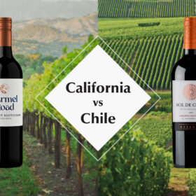 So sánh vang California và vang Chile