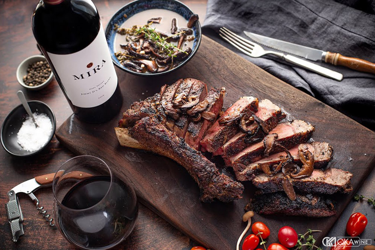 Chọn vang đỏ theo kiểu chế biến món bò