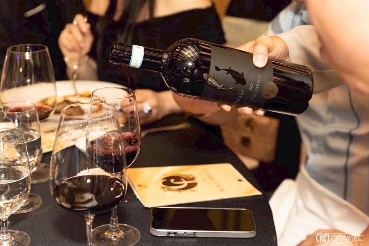 Nhiệt độ phục vụ vang California