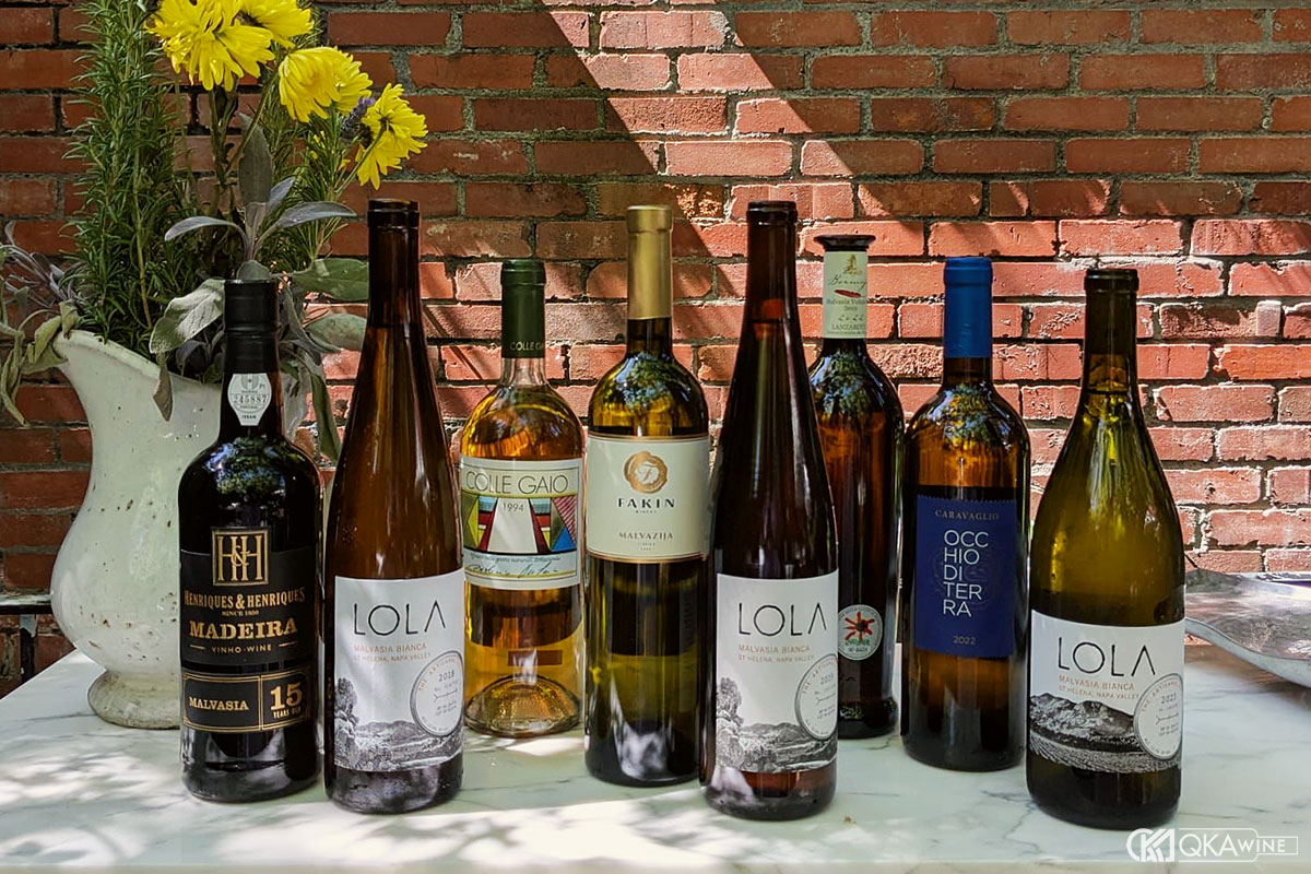 Rượu vang Malvasia nổi bật tại QKAWine