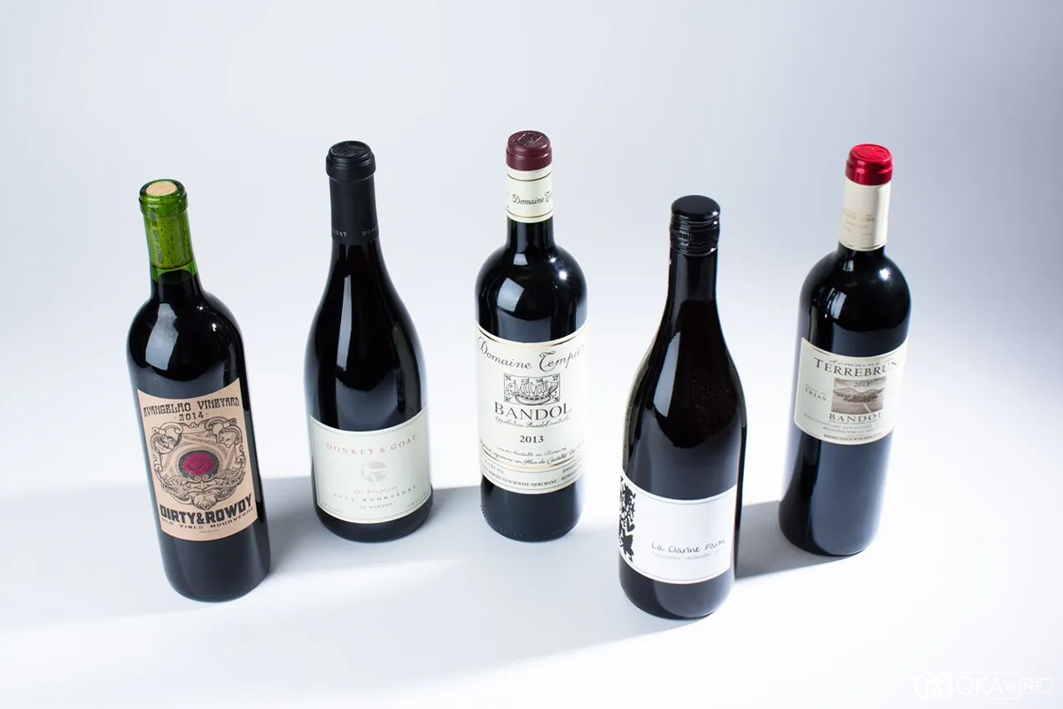 Rượu vang Mourvedre tiêu biểu