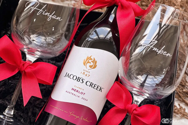 Vang Merlot làm quà tặng