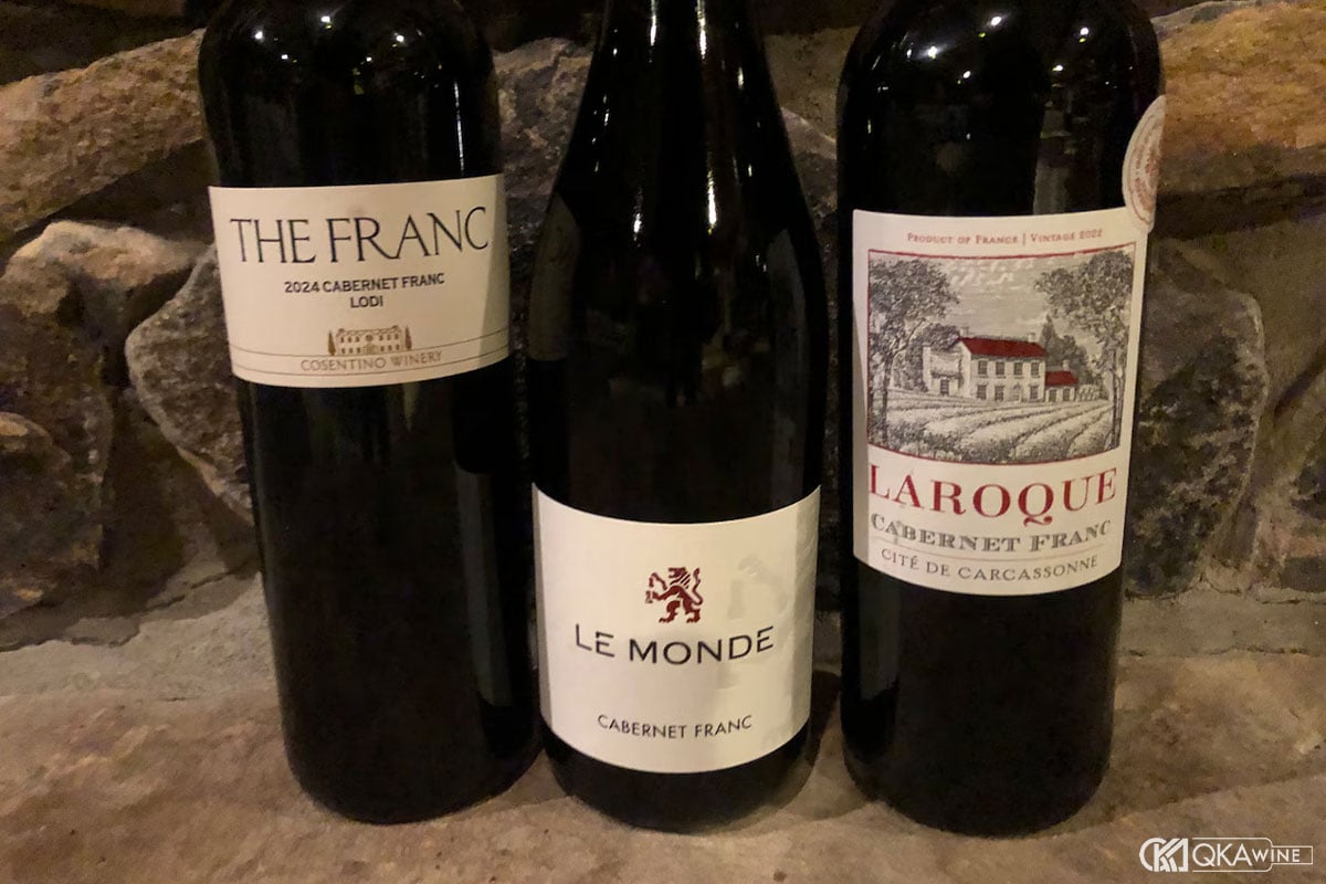 Cabernet Franc phối hợp với Merlot và Cabernet Sauvignon