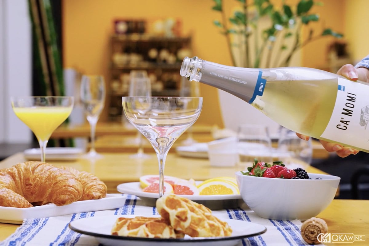 Kết hợp món ăn với Sparkling Wine theo độ ngọt