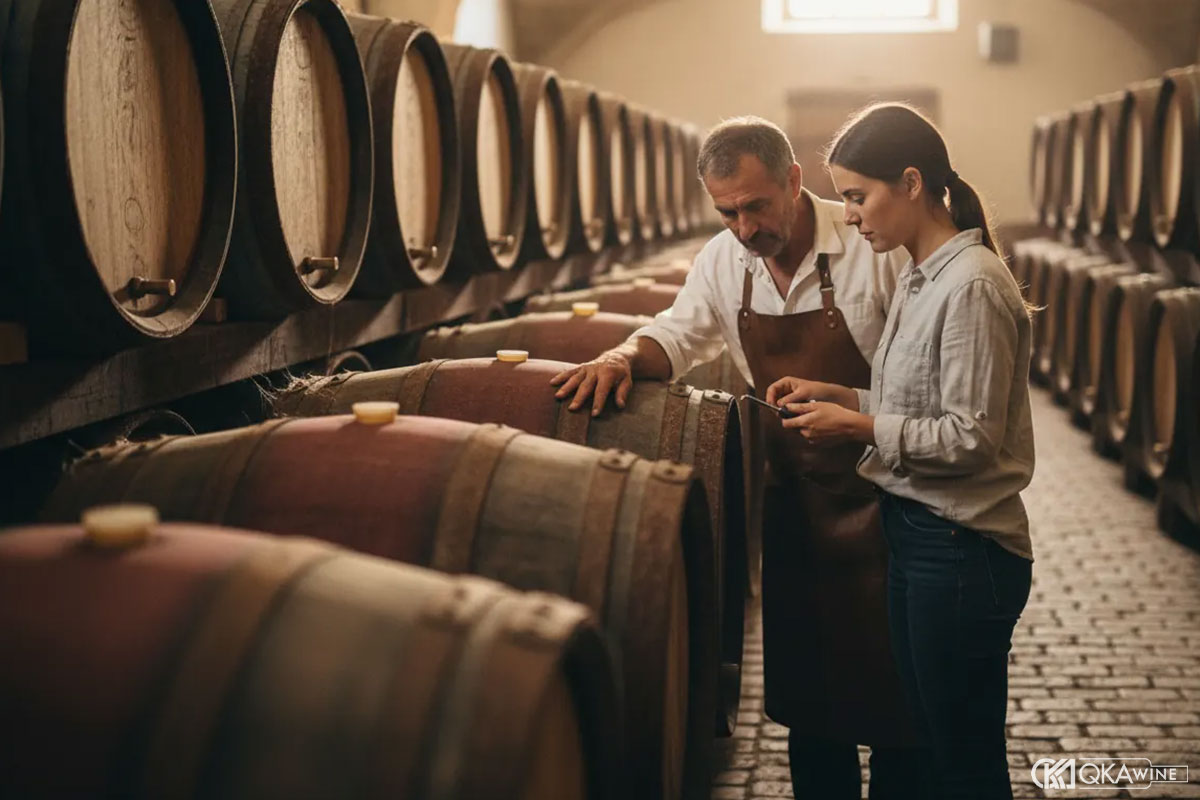 Oak Aging tác động đến hương vị và cấu trúc