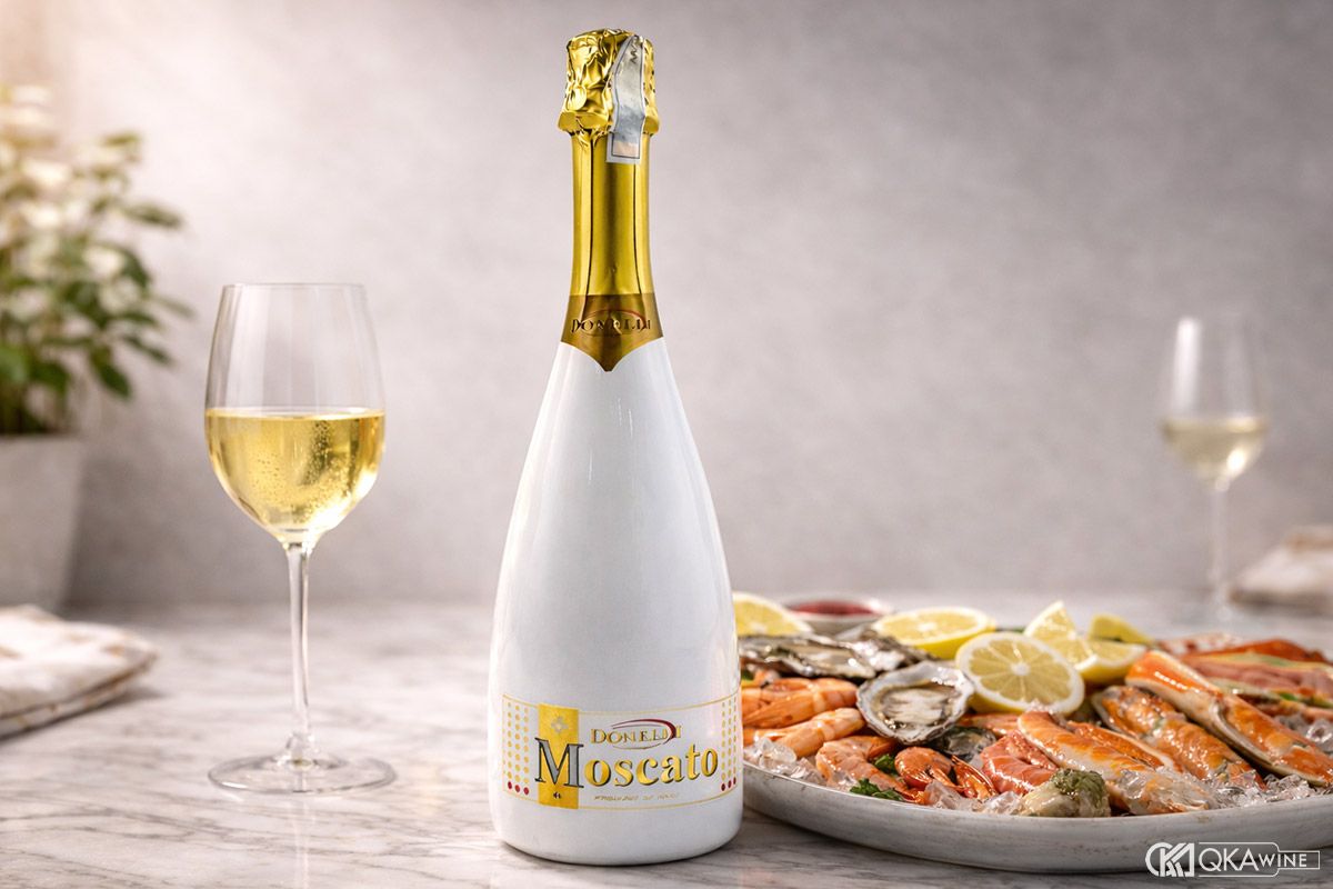 Vang nổ Moscato hợp với gì?
