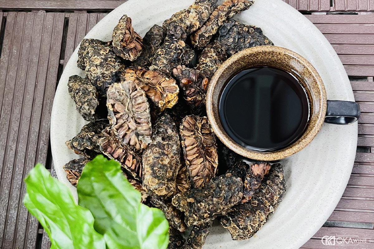 Cách dùng rượu trái nhàu