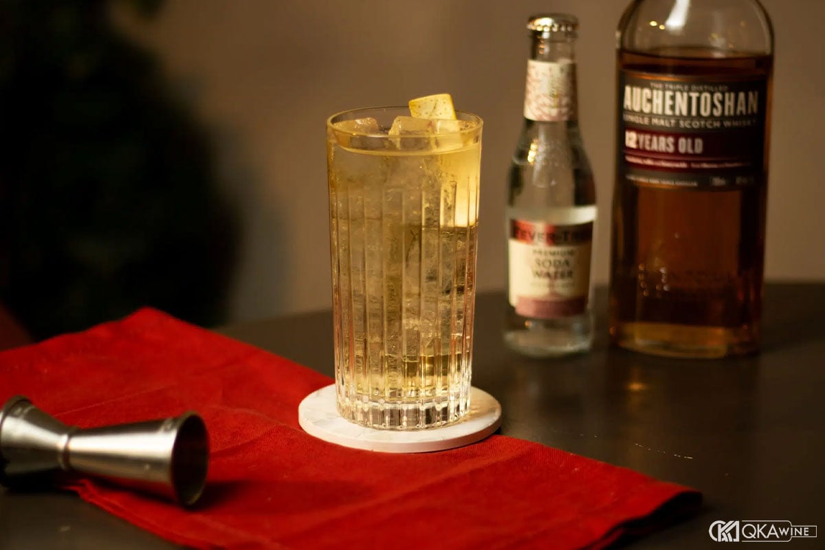 Công thức pha whisky soda tại nhà