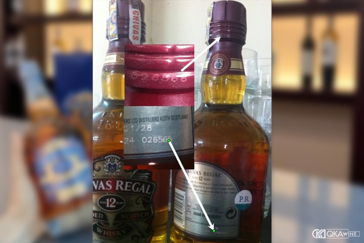 Mã bí mật chai Chivas