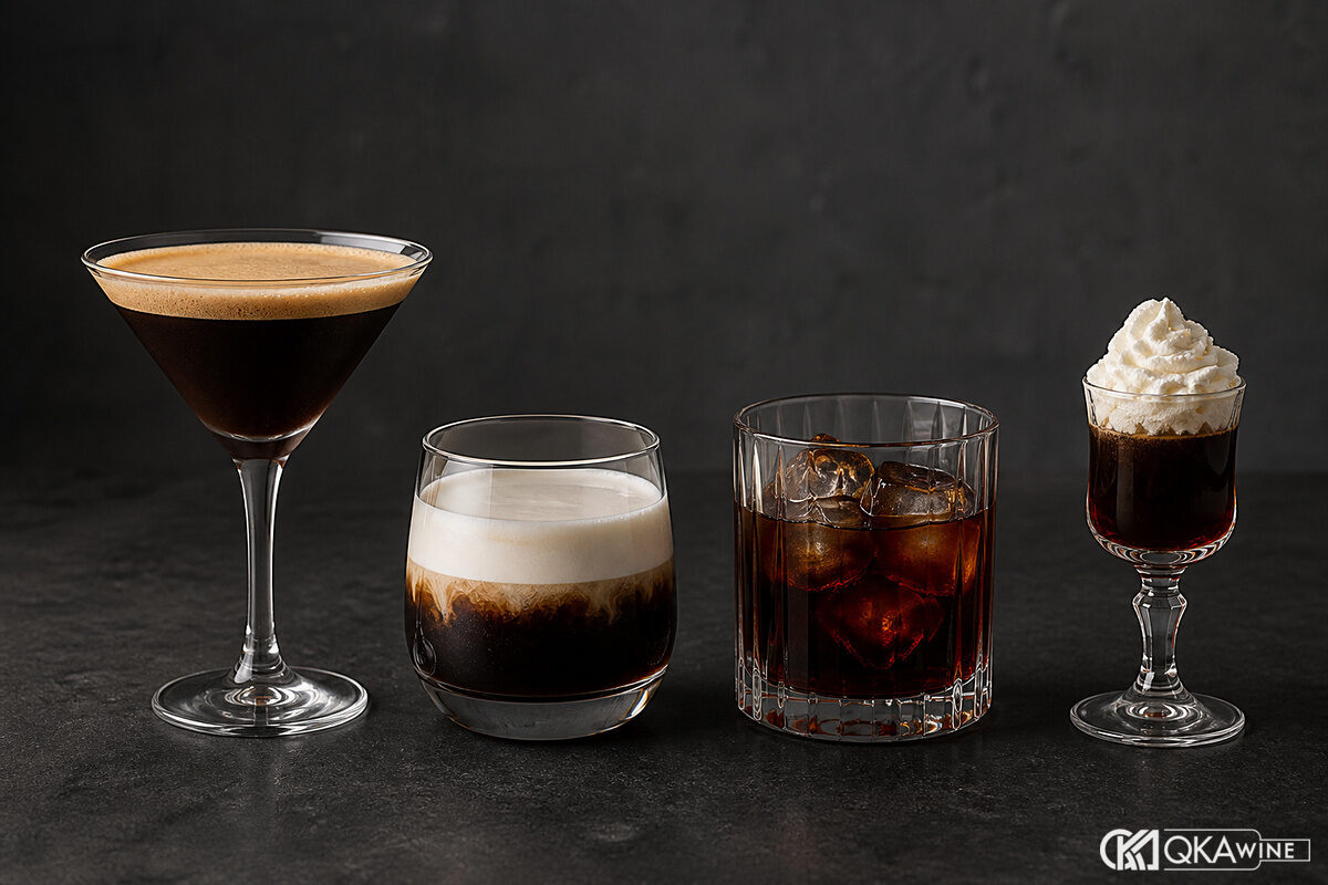 Bốn công thức Coffee Liqueur theo ml