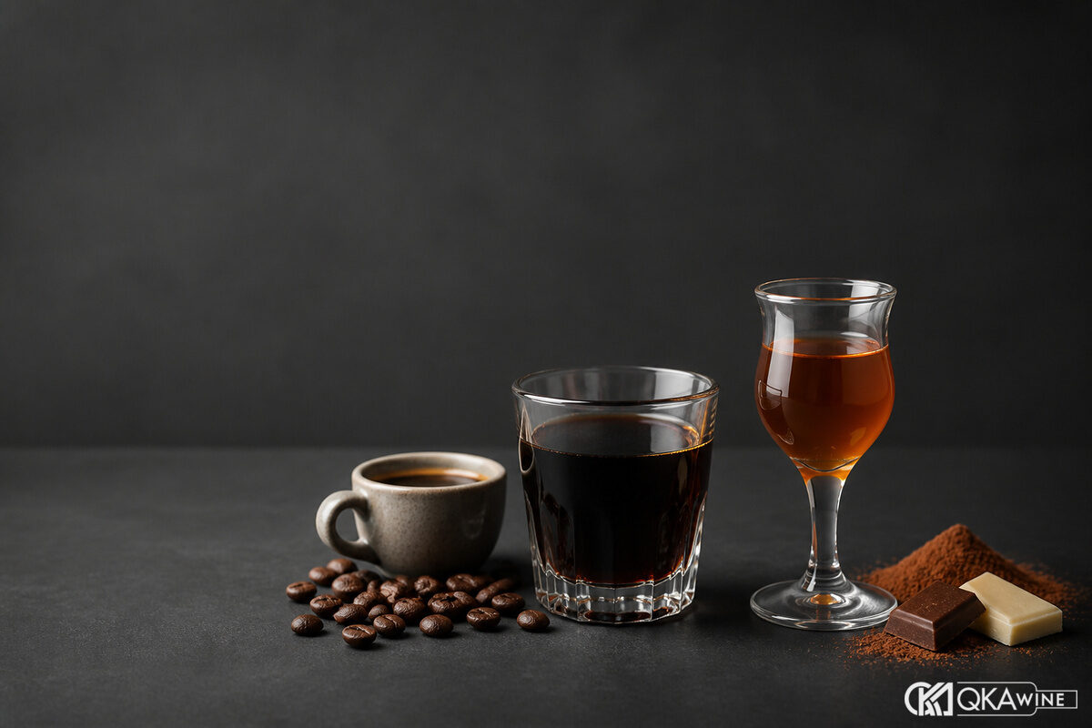 Cacao liqueur khác coffee liqueur ra sao?
