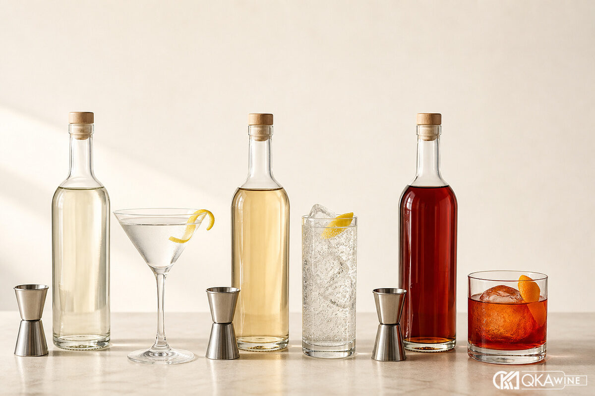 Ba chai Vermouth ghép với Martini spritz và Negroni