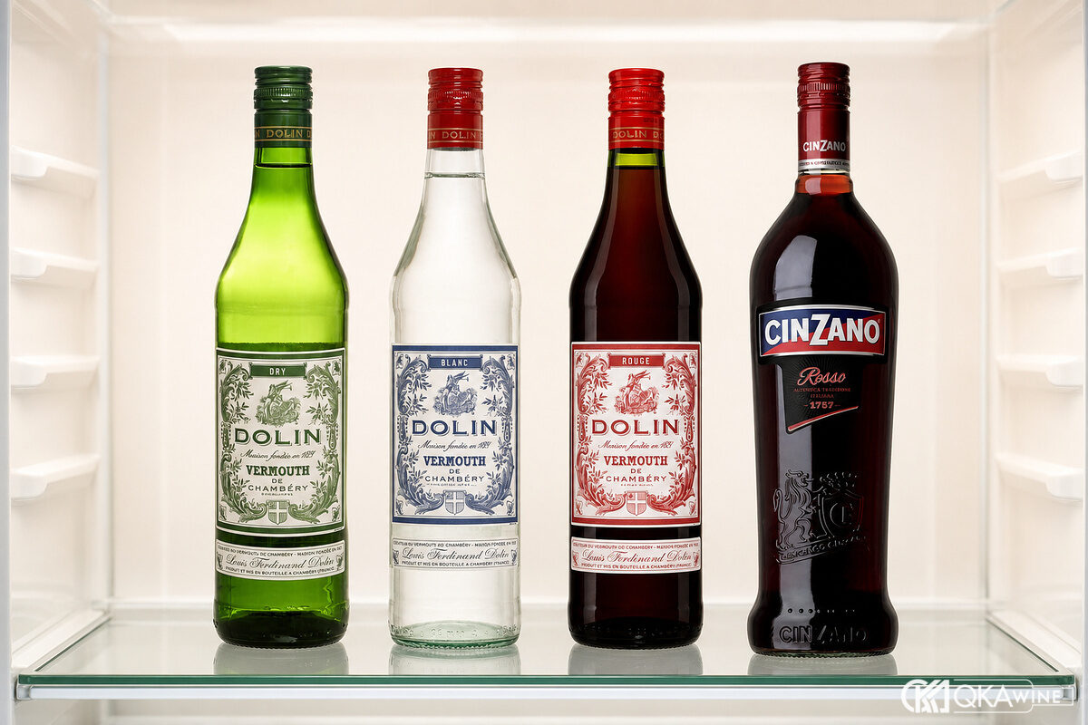 Năm chai Vermouth đang còn hàng