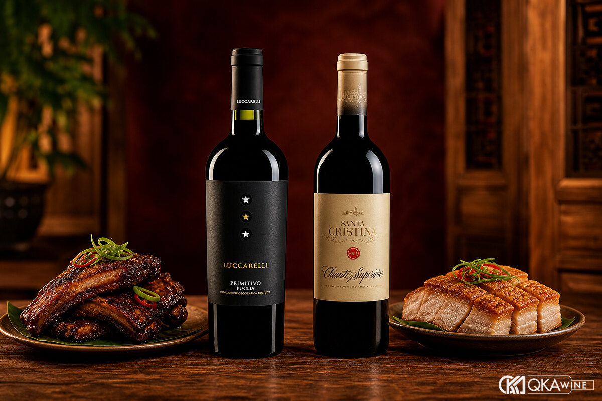 Món bò và heo: Primitivo hay Sangiovese?