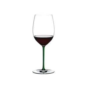 Ly Rượu Vang Đỏ RIEDEL Fatto A Mano Cabernet Merlot Green RQ