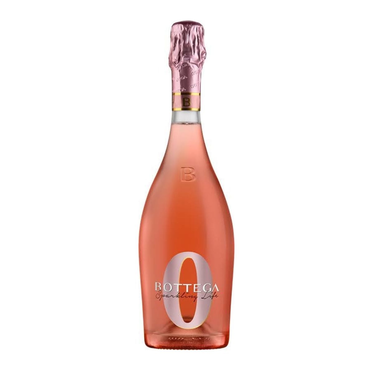 Rượu Vang Nổ Không Cồn Bottega 0 Rosé