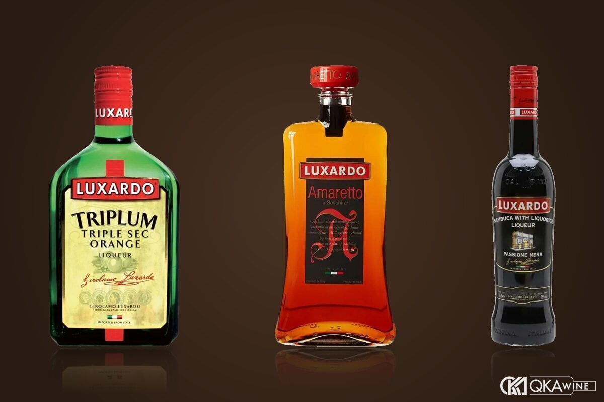 Ba chai Luxardo Triplum, Amaretto và Sambuca Passione Nera