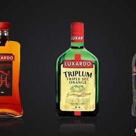 Ba chai Luxardo Triplum, Amaretto và Sambuca Passione Nera