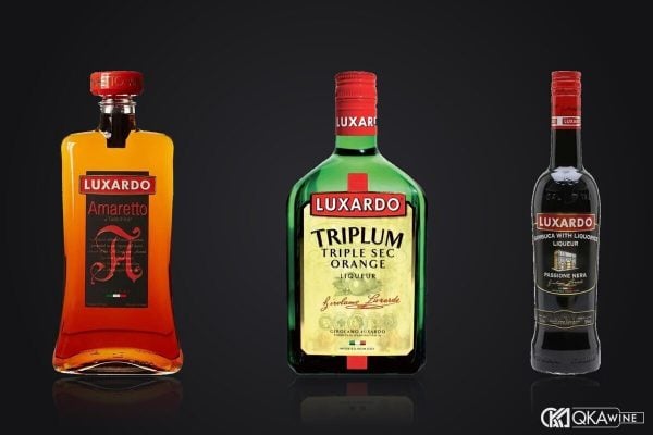 Ba chai Luxardo Triplum, Amaretto và Sambuca Passione Nera