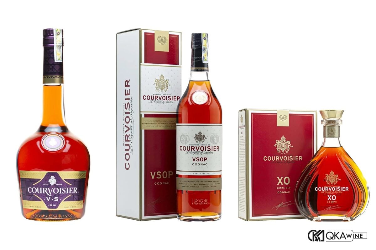 Courvoisier VS, VSOP và XO tại QKAWine
