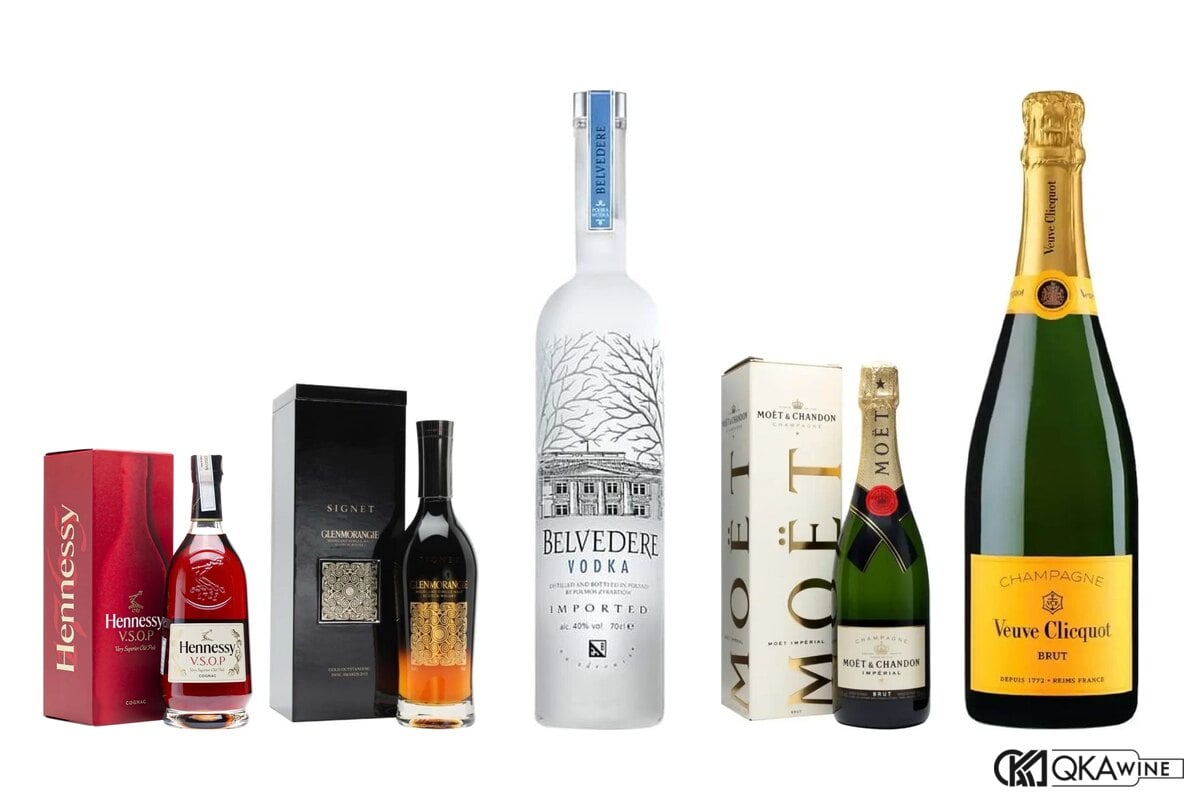 Các dòng thuộc LVMH trong danh mục QKAWine