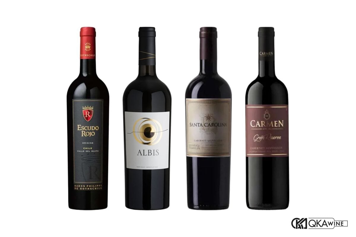 Escudo Rojo Origine, Haras de Pirque Albis, Santa Carolina Reserva de Familia và Carmen Gran Reserva Cabernet Sauvignon tại QKAWine